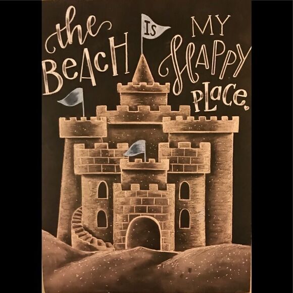 Beach Motivational Sign Shelf Sitter Nautical Art - Picture 1 of 5